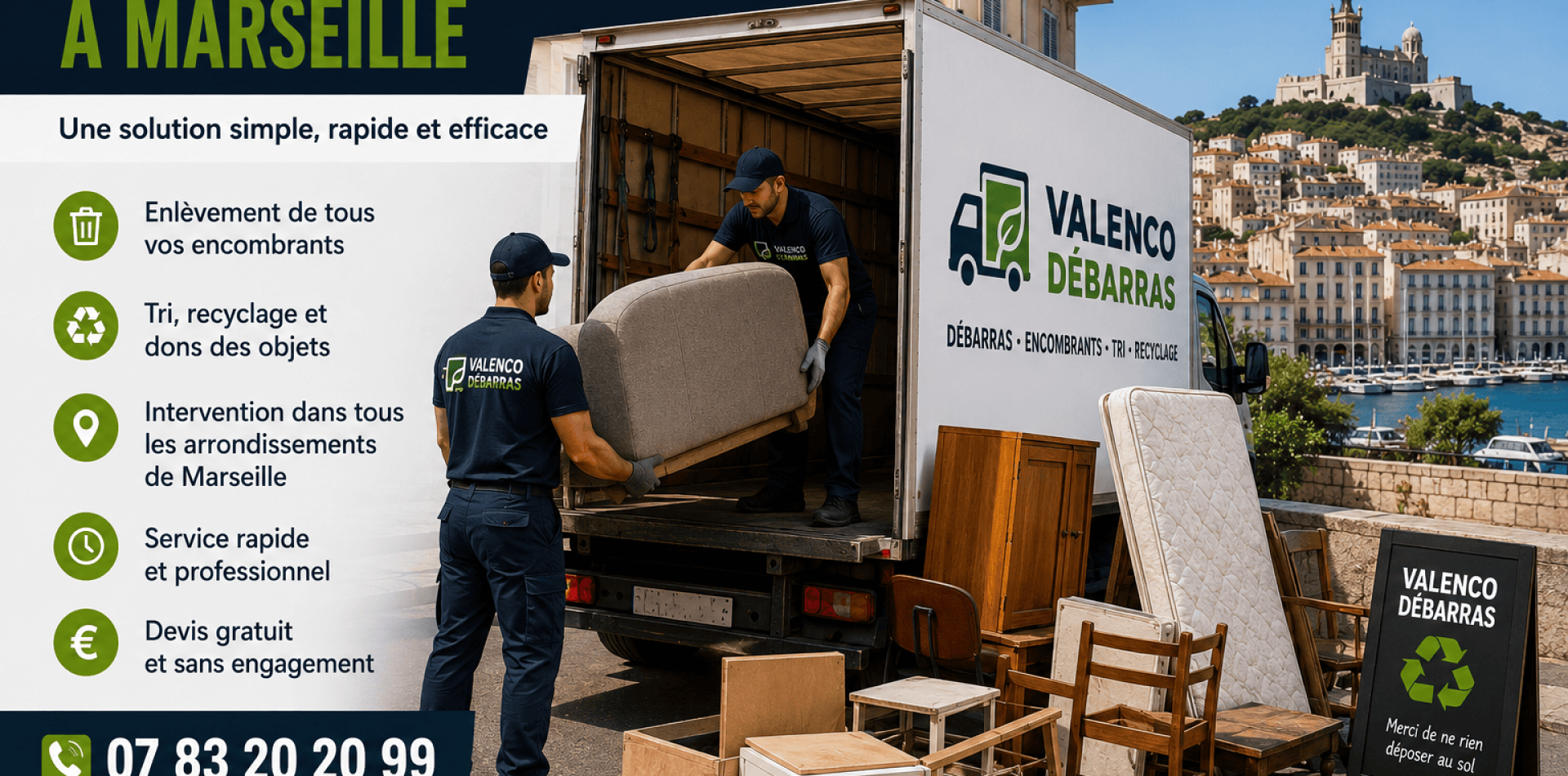 débarras encombrants a marseille par une entreprise spécialisé